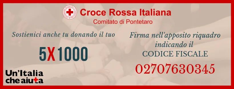 5 x 1000 Croce Rossa Pontetaro